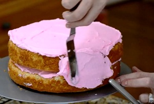 Ванильный детский торт на день рождения