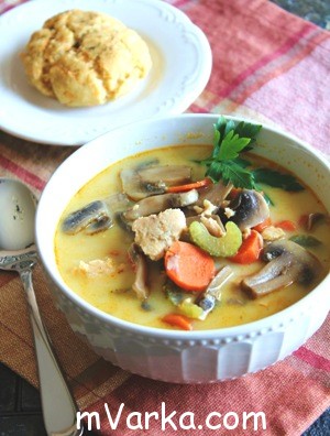 Суп из горбуши с овощами