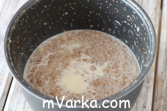 Пшеничная каша с молоком в мультиварке